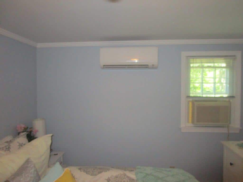 Ductless Units Offer Zoned Air Conditioning in an Andover MA Colonial Home