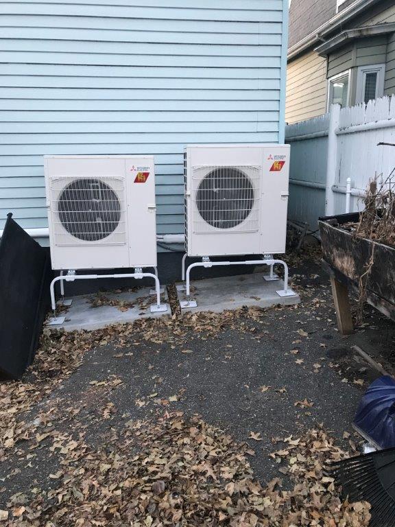 Somerville MA Mitsubishi Ductless Outdoor Units