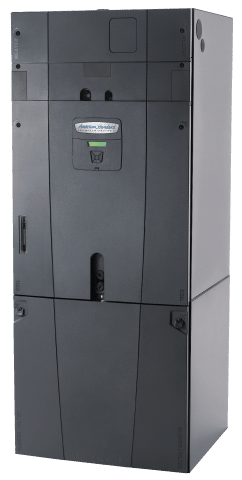 American Standard air handler installed in central AC system for Danvers ranch home.