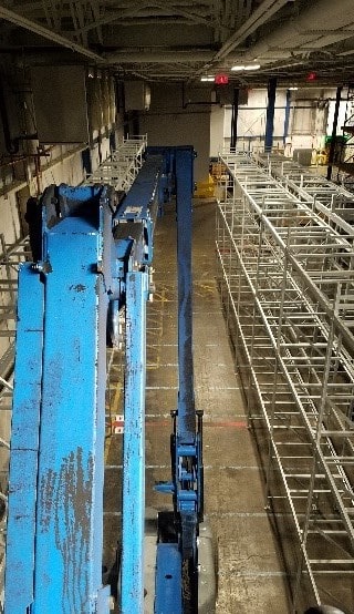 Automated picking system in commercial refrigeration installation.