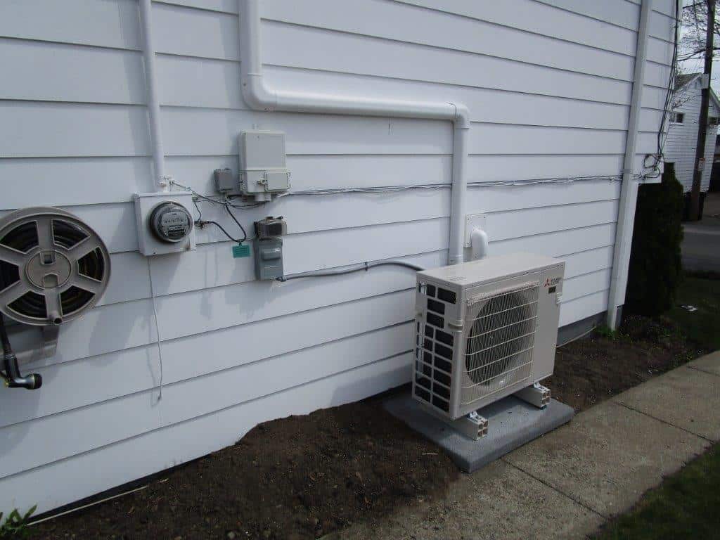 Outdoor Mini-Split Condenser for Ductless Air Conditioning