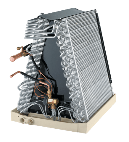 Example of the A coil replacement in contemporary Cape-style home.