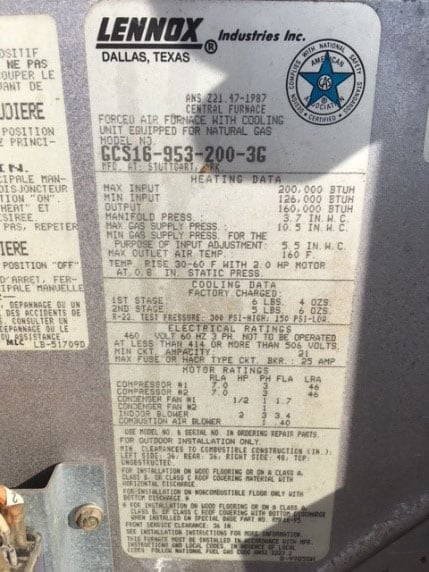 Details of input and output on new heating system for Prime Storage.