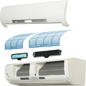 How to clean the air filters in a ductless mini-split heat pump air conditioner