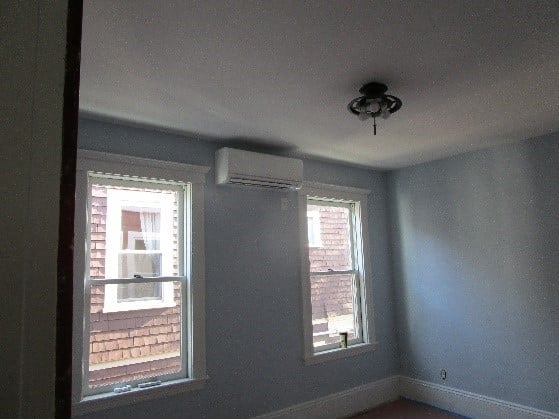 Example of an indoor ductless wall AC in Somerville.