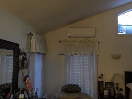 Example of ductless AC in Hudson, NH, home.