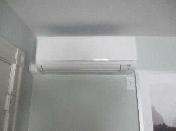 Example of indoor ductless wall AC.