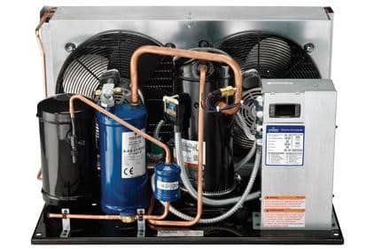 Example of the condenser unit used in this Winter Hill Brewery cooler installation.