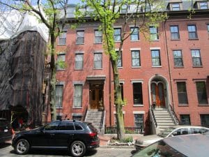 Mitsubishi Ductless Air Conditioning System for Boston Brownstone