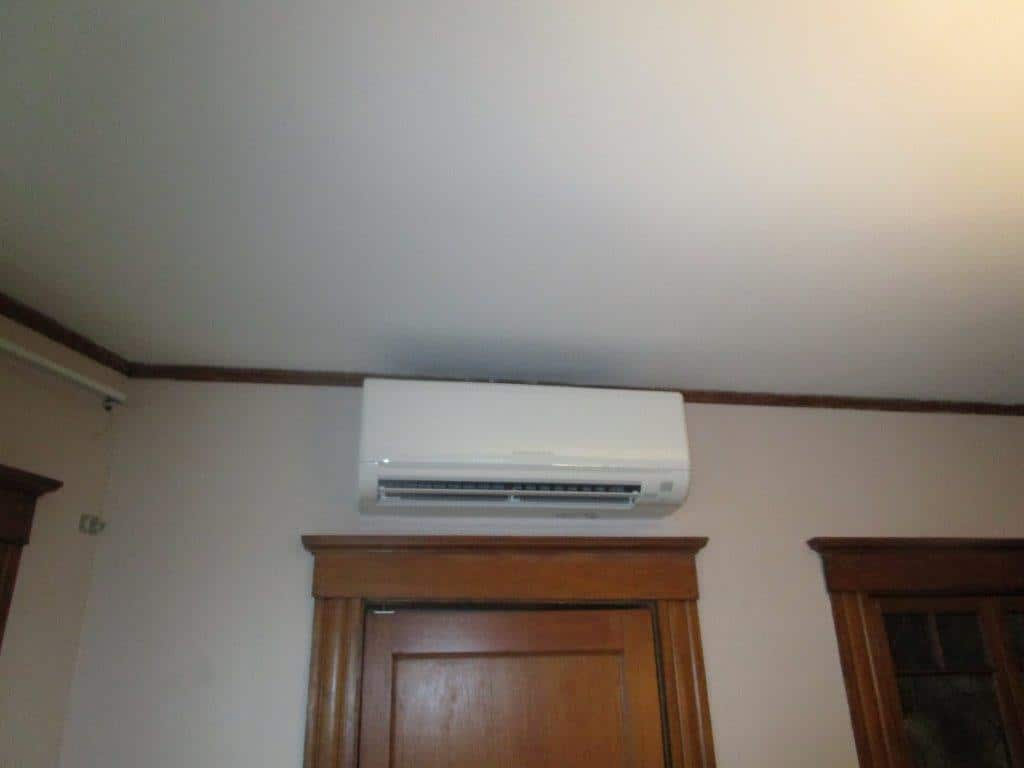 Mitsubishi ductless HVAC unit in Malden MA