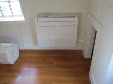 Indoor Mitsubishi ductless heat pump unit