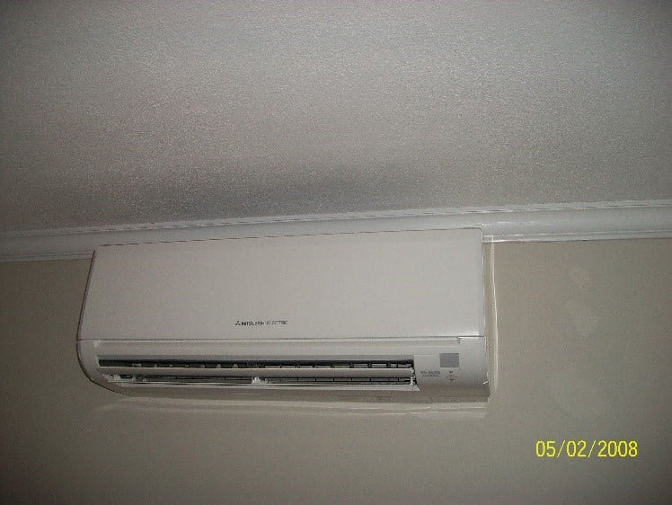 Indoor air handler for mini split AC