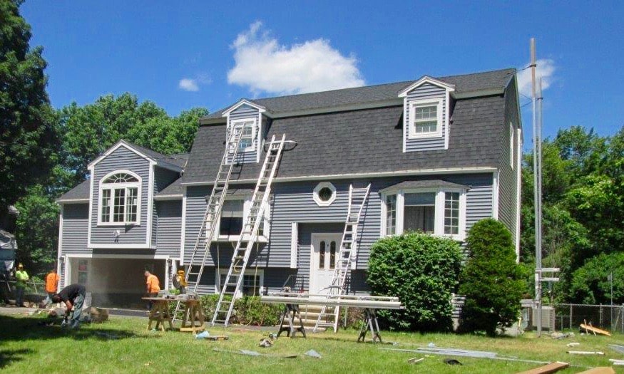 Mitsubishi Hyper Heat System Over a Garage in Wilmington, MA