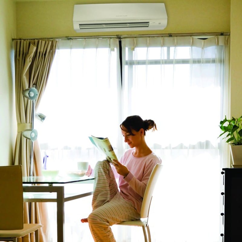 Mitsubishi ductless air conditioning Massachusetts 