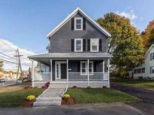 Ductless Mini Split System Eliminates Window ACs for Wakefield Colonial