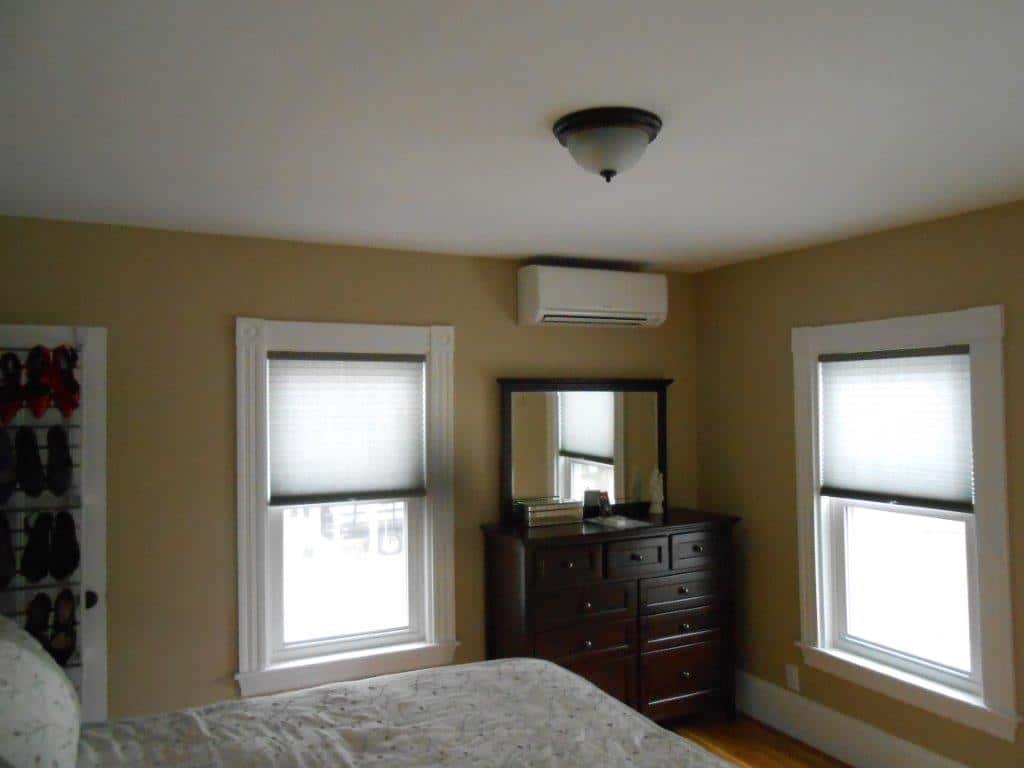 Ductless mini split system installed in Boston area.