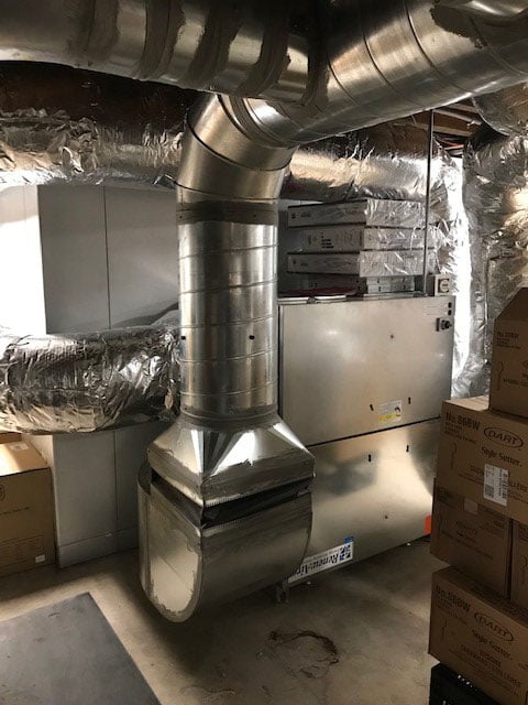 New Interior HVAC System for J.P. Licks in Andover, MA