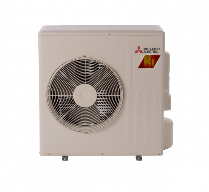 Outdoor condenser heat pump example