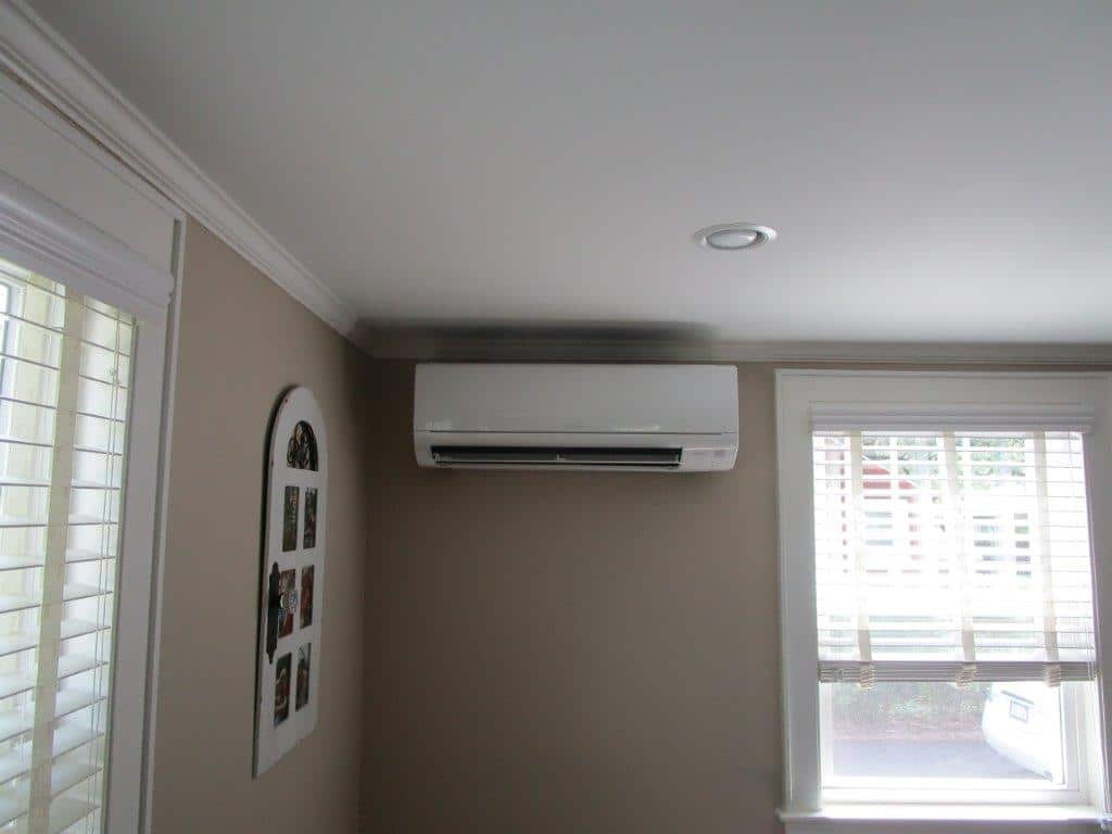 Cape home gets great comfort with Mitsubishi ductless in Wenham, MA