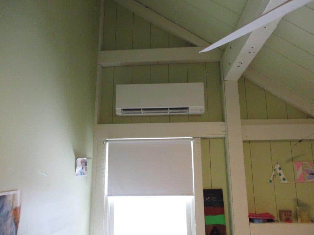 Ductless HVAC Installation in Newburyport Bedroom