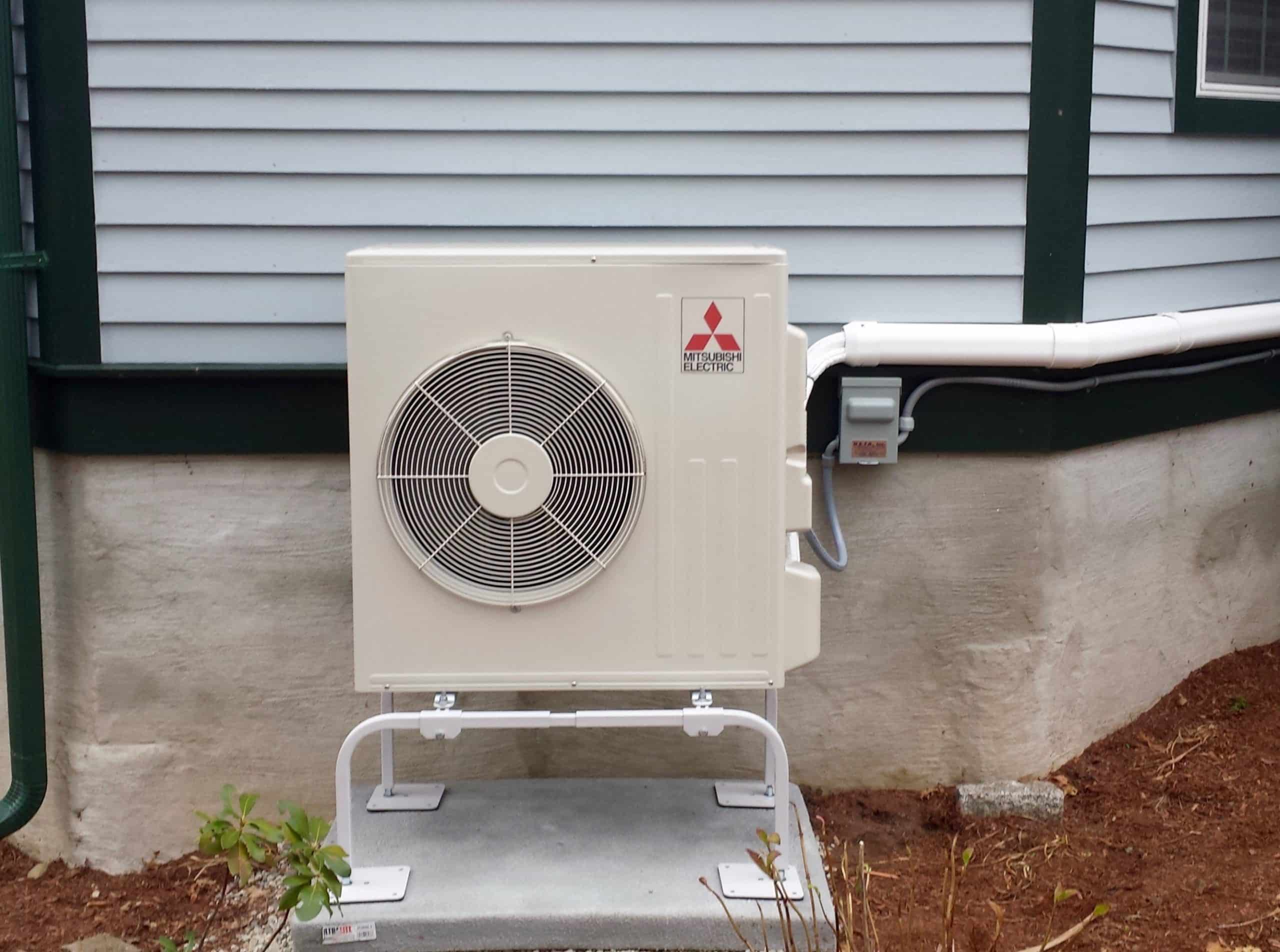 West Roxbury Ductless Heating and AC Outdoor Unit