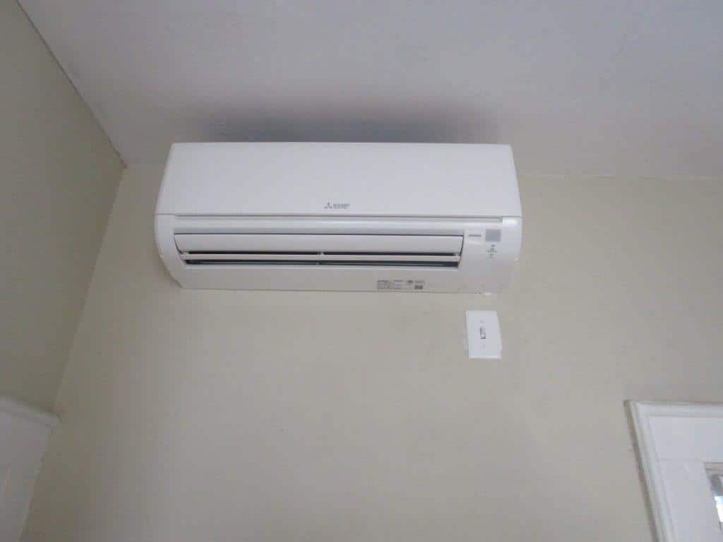 Mitsubishi dcutless wall mounted cassette works well in most rooms, especially those with high ceilings.