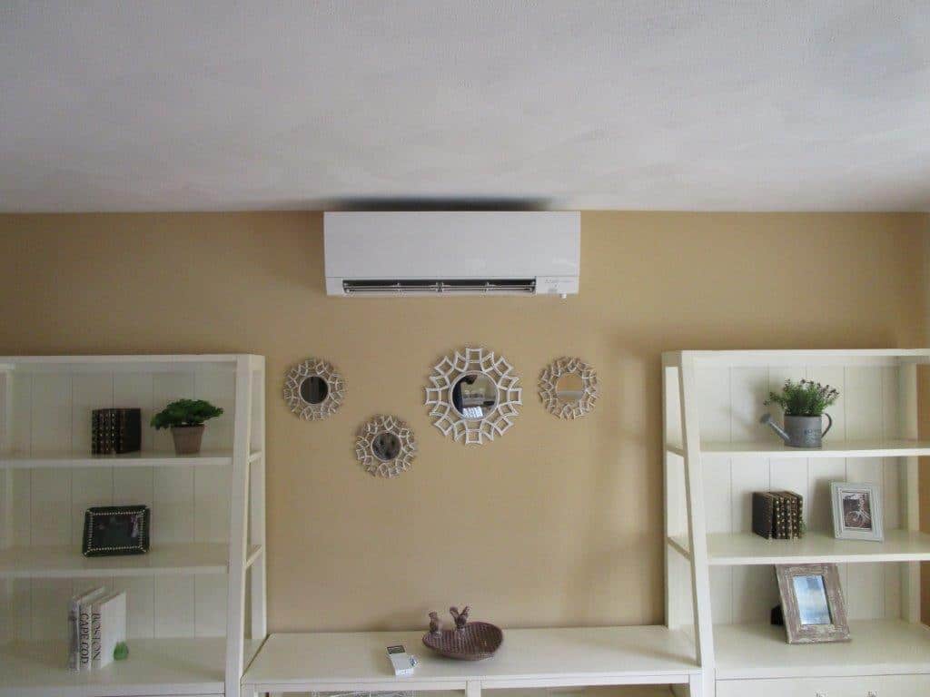 Zoned HVAC with Mitsubishi Ductless Units in a Colonial Home