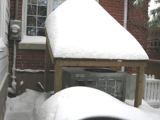 North Andover HVAC Cover for Snow Storms