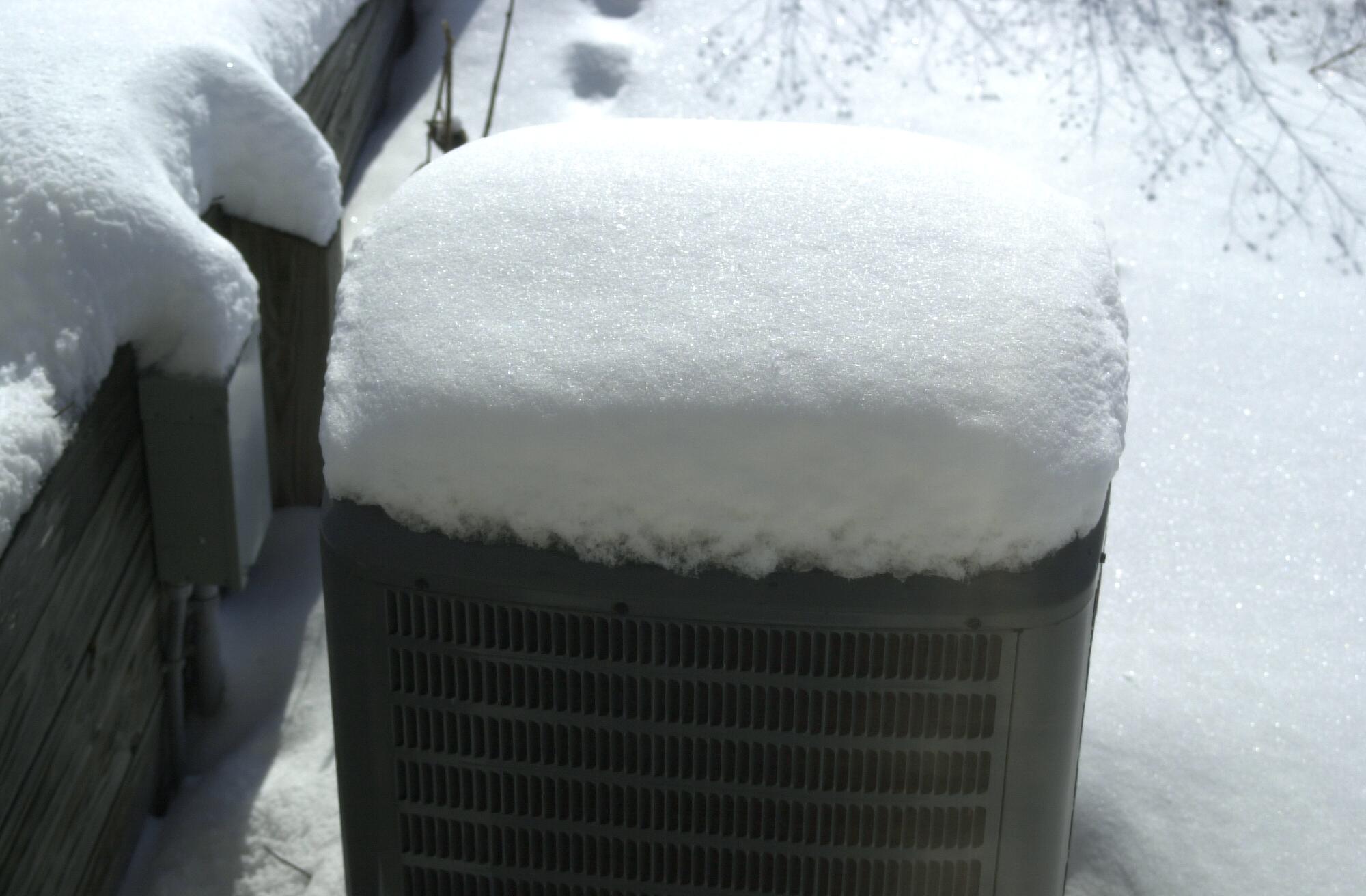 Protect Your Heat Pump From Boston Snow