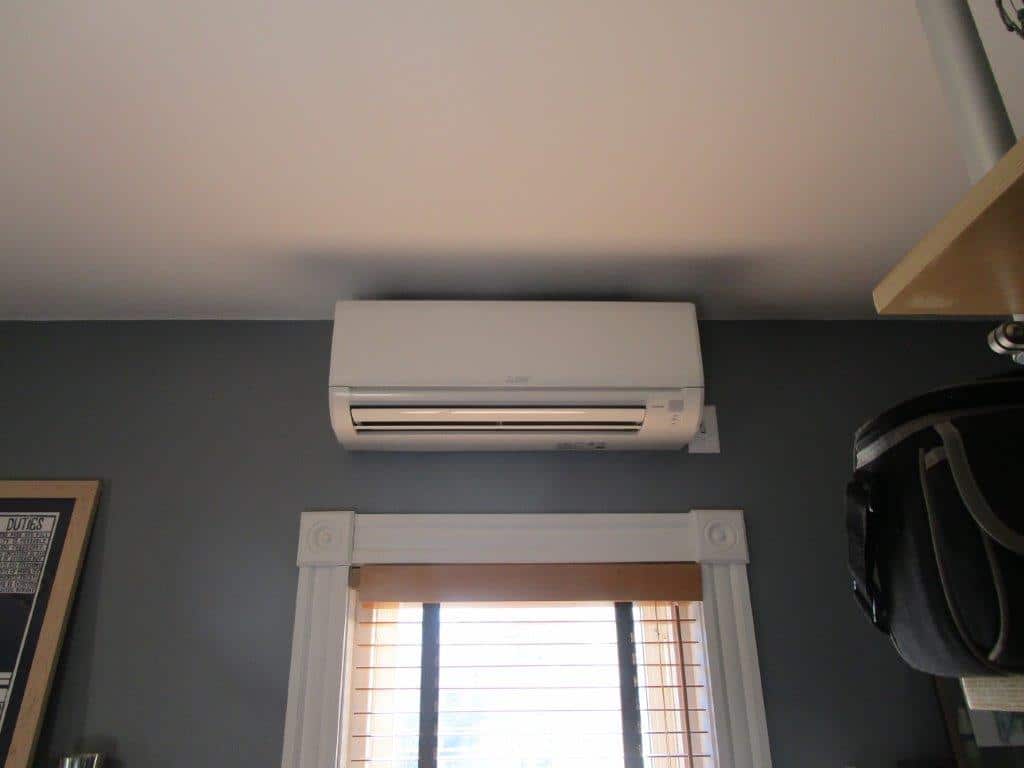 Ductless HVAC in Home Office