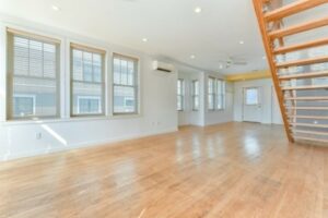 Example of indoor Mitsubishi Electric air conditioner installed in Somerville condo.