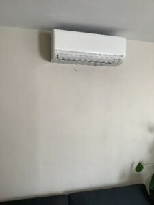 One of the ductless wall units.