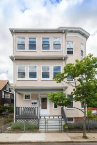 This condo in Cambridge, MA, supplemented its gas heat with a Mitsubishi ductless heating and cooling system.