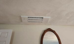 Indoor ductless AC unit for colonial home in North Andover, MA.